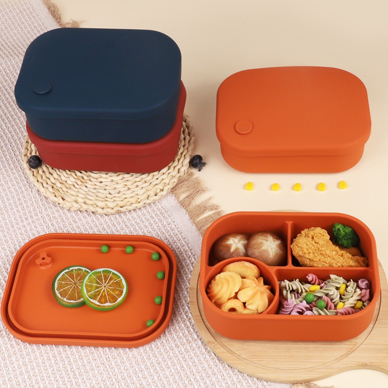 silicone lunch box silicone lunch box