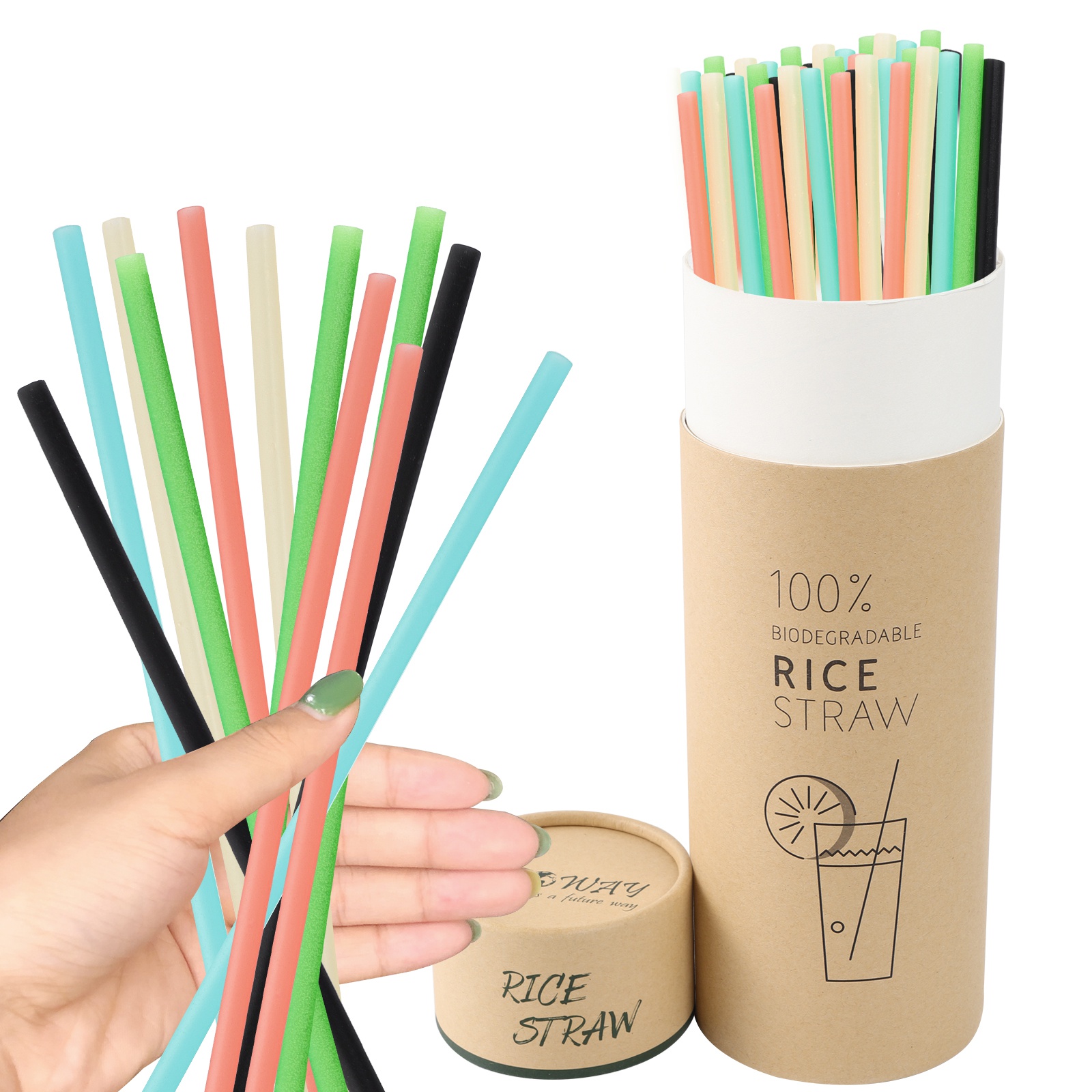 8mm 12mm Disposable Straws Food Grade